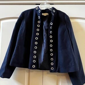 Women’s SagHarbor Blue Tweed Blazer Size 18